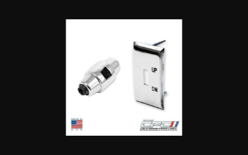 Show details for 1965-1966 Ford Mustang Premium Quality Convertible Top Switch Kit, Includes Switch Bezel & Knob Picture of 1965-1966 Ford Mustang Premium Quality Convertible Top Switch Kit, Includes Switch Bezel & Knob