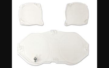 Show details for 1969-1970 Ford Mustang Instrument Lens Set - 3 piece W/Tachometer Picture of 1969-1970 Ford Mustang Instrument Lens Set - 3 piece W/Tachometer