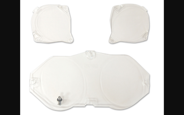 Picture of 1969-1970 Ford Mustang Instrument Lens Set - 3 piece W/Tachometer
