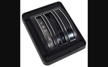 Show details for 1971-1973 Ford Mustang Shift Console Plate - Automatic Picture of 1971-1973 Ford Mustang Shift Console Plate - Automatic