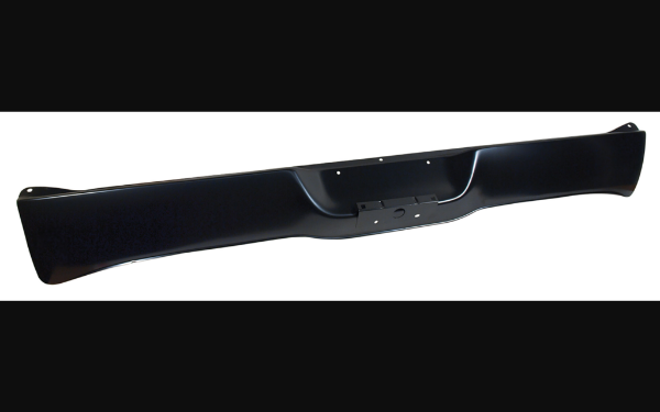 Picture of 1971-1973 Ford Mustang Rear Valance Standard Exhaust Panel - Without Holes - Black Finish