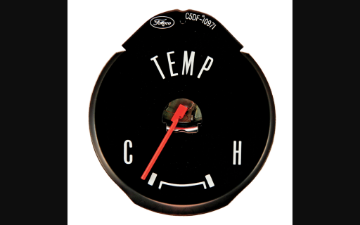Show details for 1964-1965 Ford Mustang Temperature Gauge - Standard Picture of 1964-1965 Ford Mustang Temperature Gauge - Standard