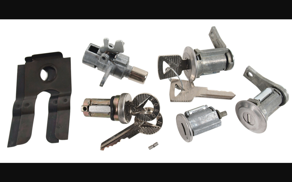 Jeu De Serrures De Porte Et Contact Ford F100 F250 1961-1966 - Neuf, Référence C3AZ-6222050-B