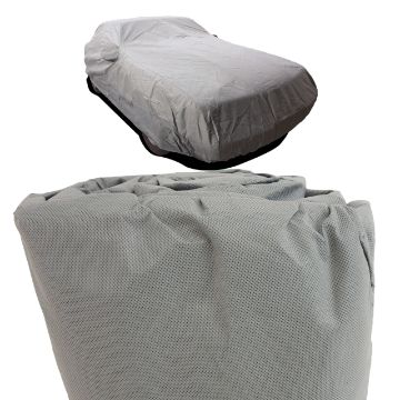 Show details for 1987-1993 Ford Mustang Car Cover Spunbond Gray 87/93 Mustang Coupe Picture of 1987-1993 Ford Mustang Car Cover Spunbond Gray 87/93 Mustang Coupe