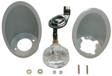 Show details for 1967-1968 Ford Mustang Parking Lamp Assembly, RH Picture of 1967-1968 Ford Mustang Parking Lamp Assembly, RH