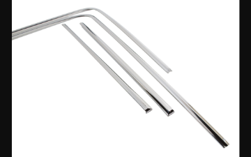 Show details for 1969-1970 Ford Mustang Rear Window Molding Set - 4 pieces - Fastback Picture of 1969-1970 Ford Mustang Rear Window Molding Set - 4 pieces - Fastback