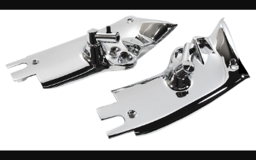 Show details for 1964-1966 Ford Mustang Convertible Sunvisor Bracket Assembly W/O Rod Picture of 1964-1966 Ford Mustang Convertible Sunvisor Bracket Assembly W/O Rod