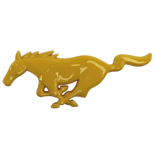 Picture of 1994-1998 Ford Mustang RUNNING HORSE Grille EMBLEM YELLOW