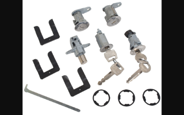 Show details for 1967-1968 Ford Mustang Lock Set - IGN, Door, Trunk, Glovebox - Standard Keys Picture of 1967-1968 Ford Mustang Lock Set - IGN, Door, Trunk, Glovebox - Standard Keys