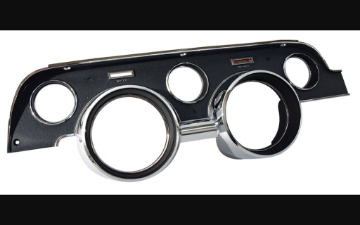 Show details for 1967-1967 Ford Mustang Black Instrument Cluster Bezel Picture of 1967-1967 Ford Mustang Black Instrument Cluster Bezel