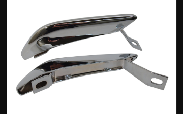 Show details for 1964-1966 Ford Mustang Bumper Guards. Rear Chrome Picture of 1964-1966 Ford Mustang Bumper Guards. Rear Chrome