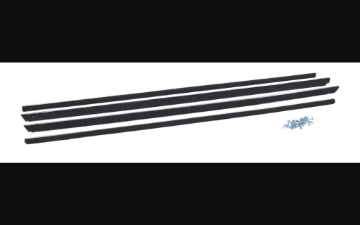 Show details for 1965-1966 Ford Mustang Door Felts - Inner & Outer - Fastback - 4 pieces Picture of 1965-1966 Ford Mustang Door Felts - Inner & Outer - Fastback - 4 pieces