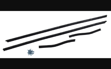 Show details for 1967-1968 Ford Mustang Outer Door Felts - Coupe - 4 pieces Picture of 1967-1968 Ford Mustang Outer Door Felts - Coupe - 4 pieces