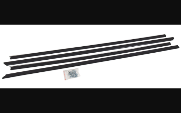 Show details for 1969-1970 Ford Mustang Door Felts - Inner & Outer - Fastback - 4 pieces Picture of 1969-1970 Ford Mustang Door Felts - Inner & Outer - Fastback - 4 pieces