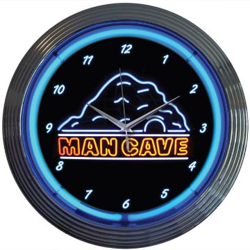 Show details for 1964-2021 Ford Mustang ManCave Neon Clock Picture of 1964-2021 Ford Mustang ManCave Neon Clock