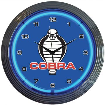 Show details for 1964-2021 Ford Mustang Cobra Neon Clock Picture of 1964-2021 Ford Mustang Cobra Neon Clock