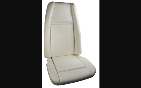 Picture of 1970-1970 Ford Mustang Seat Foam - Standard Or Deluxe - 1 Top & 1 Bottom