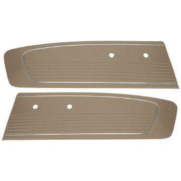 Show details for 1966-1966 Ford Mustang Standard Door Panels - White Picture of 1966-1966 Ford Mustang Standard Door Panels - White