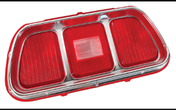 Show details for 1971-1973 Ford Mustang Tail Light Lens Picture of 1971-1973 Ford Mustang Tail Light Lens