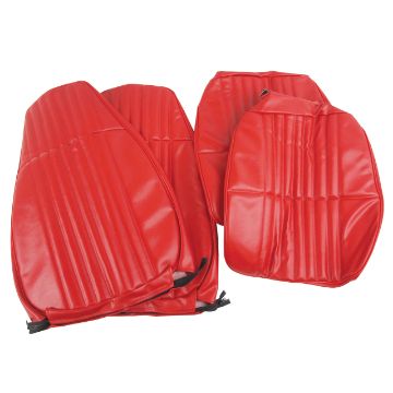 Show details for 1981-1982 Ford Mustang FRT/RR UPHOLSTERY VINYL HI-BACK RED Picture of 1981-1982 Ford Mustang FRT/RR UPHOLSTERY VINYL HI-BACK RED