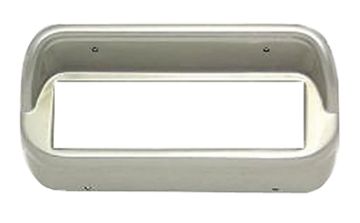 Show details for 1967-1968 Ford Mustang DIN RADIO BEZEL CHROME Picture of 1967-1968 Ford Mustang DIN RADIO BEZEL CHROME