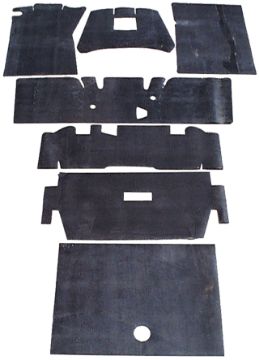 Show details for 1965-1973 Ford Mustang Sound Deadener Kit Picture of 1965-1973 Ford Mustang Sound Deadener Kit