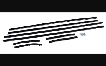 Show details for 1969-1970 Ford Mustang Door Felts - Inner & Outer - Convertible - 8 pieces Picture of 1969-1970 Ford Mustang Door Felts - Inner & Outer - Convertible - 8 pieces