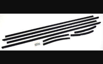 Show details for 1969-1970 Ford Mustang Door Felts - Inner & Outer - Coupe - 8 pieces Picture of 1969-1970 Ford Mustang Door Felts - Inner & Outer - Coupe - 8 pieces