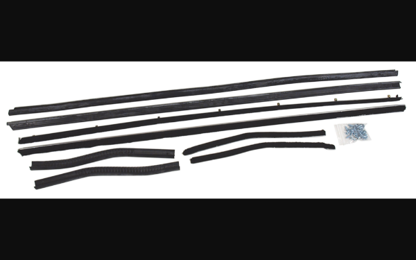 Picture of 1967-1968 Ford Mustang Door Felts - Inner & Outer - Coupe - 8 pieces