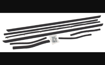 Show details for 1965-1966 Ford Mustang Door Felts - Inner & Outer - Coupe & Convertible - 8 pieces Picture of 1965-1966 Ford Mustang Door Felts - Inner & Outer - Coupe & Convertible - 8 pieces