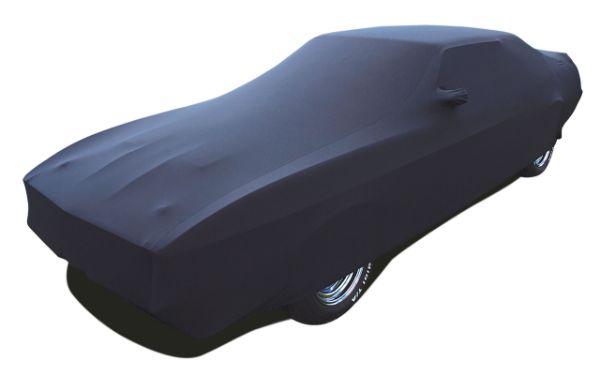 Picture of 1971-1973 Ford Mustang Onyx Indoor Car Cover - Black - Coupe