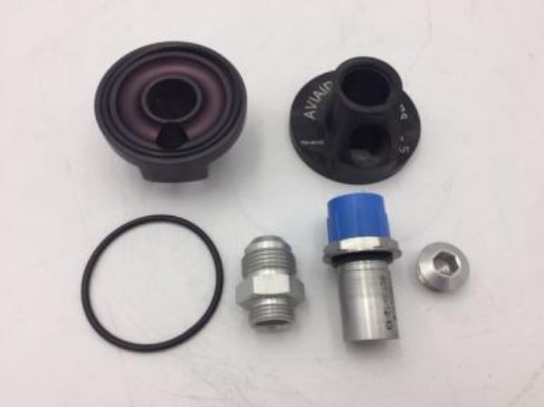 Picture of 1965-1973 Ford Mustang Aviaid Billet Oil Filter Adapt
