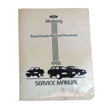Show details for 1992-1992 Ford Mustang SHOP MANUAL 92 MUSTANG Picture of 1992-1992 Ford Mustang SHOP MANUAL 92 MUSTANG