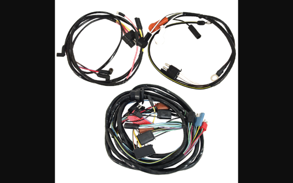 Picture of 1965-1965 Ford Mustang Wiring Harness-6 Cylinder-W/Warning Lights & 2 Speed Heater Motor