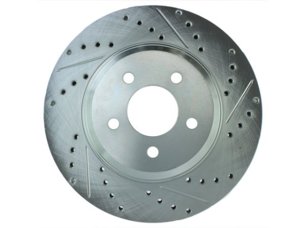 Picture of 2005-2014 Ford Mustang SLOTTED/DRILLED FRONT LEFT ROTOR