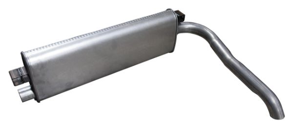 Picture of 1967-1967 Ford Mustang Single Exhaust Muffler W/Welded Tailpipe - 1.75" - 200ci
