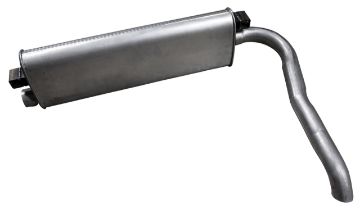 Show details for 1967-1967 Ford Mustang Single Exhaust Muffler W/Welded Tailpipe - 2" - 289ci Picture of 1967-1967 Ford Mustang Single Exhaust Muffler W/Welded Tailpipe - 2" - 289ci