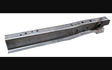 Show details for 1971-1973 Ford Mustang 4 Piece Welded Standard Rear Frame Rail End Section - Right Hand Picture of 1971-1973 Ford Mustang 4 Piece Welded Standard Rear Frame Rail End Section - Right Hand