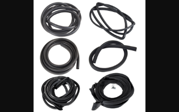 Show details for 1967-1968 Ford Mustang Fastback Body Weatherstrip Kit - Basic 8 pieces Picture of 1967-1968 Ford Mustang Fastback Body Weatherstrip Kit - Basic 8 pieces