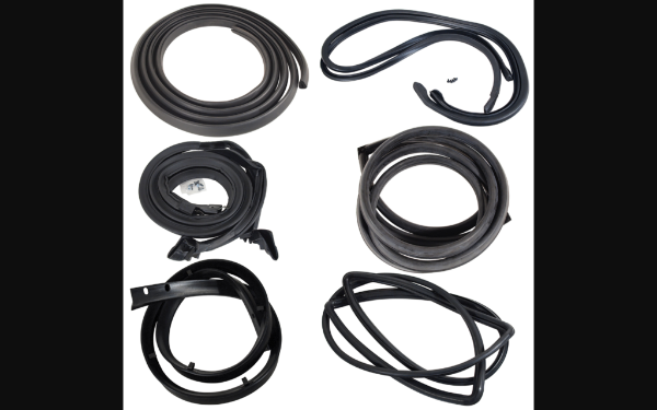 Picture of 1964-1966 Ford Mustang Fastback Body Weatherstrip Kit - Basic 8 pieces