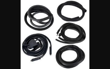 Show details for 1971-1973 Ford Mustang Coupe Body Weatherstrip Kit - Basic 7 pieces Picture of 1971-1973 Ford Mustang Coupe Body Weatherstrip Kit - Basic 7 pieces