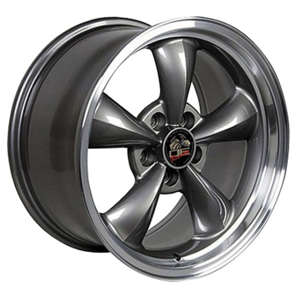 Picture of 1994-2004 Ford Mustang Bullitt Wheel - Anthracite Machined Lip 17x8