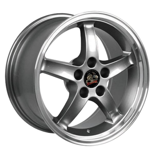 Picture of 1994-2004 Ford Mustang Cobra R Deep Dish Wheel - Gunmetal Machined Lip 17x9