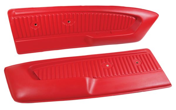 Picture of 1964-1966 Ford Mustang Deluxe Door Panels - Bright Red