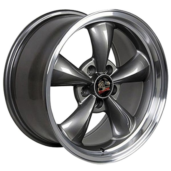 Picture of 1994-2004 Ford Mustang Bullitt Wheel - Anthracite Machined Lip 17x9
