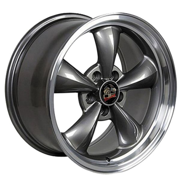 Picture of 1994-2004 Ford Mustang Bullitt Wheel - Anthracite Machined Lip 18x9