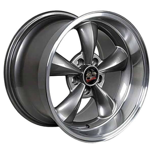 Picture of 1994-2004 Ford Mustang Bullitt Wheel - Anthracite Machined Lip 17x10.5 - Rears Only