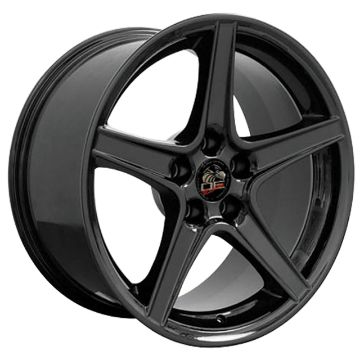 Show details for 1994-2004 Ford Mustang Saleen Wheel - Black 18x10 Picture of 1994-2004 Ford Mustang Saleen Wheel - Black 18x10