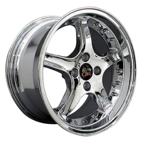 Picture of 1979-1993 Ford Mustang Cobra R Deep Dish Wheel - Chrome W/Rivets 17x9 - Rears Only