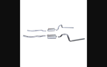Show details for 1965-1966 Ford Mustang Dual Exhaust System - 2.25" W/Turbo Style Mufflers Picture of 1965-1966 Ford Mustang Dual Exhaust System - 2.25" W/Turbo Style Mufflers